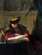Jean Simeon Chardin dit Le Souffleur Spain oil painting artist